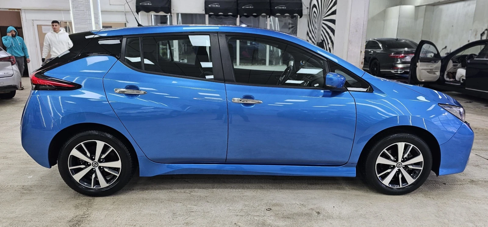 Nissan Leaf  N-CONNECTA 40Kw камера 360 зимен пакет ГЕРМАНИЯ  - изображение 8