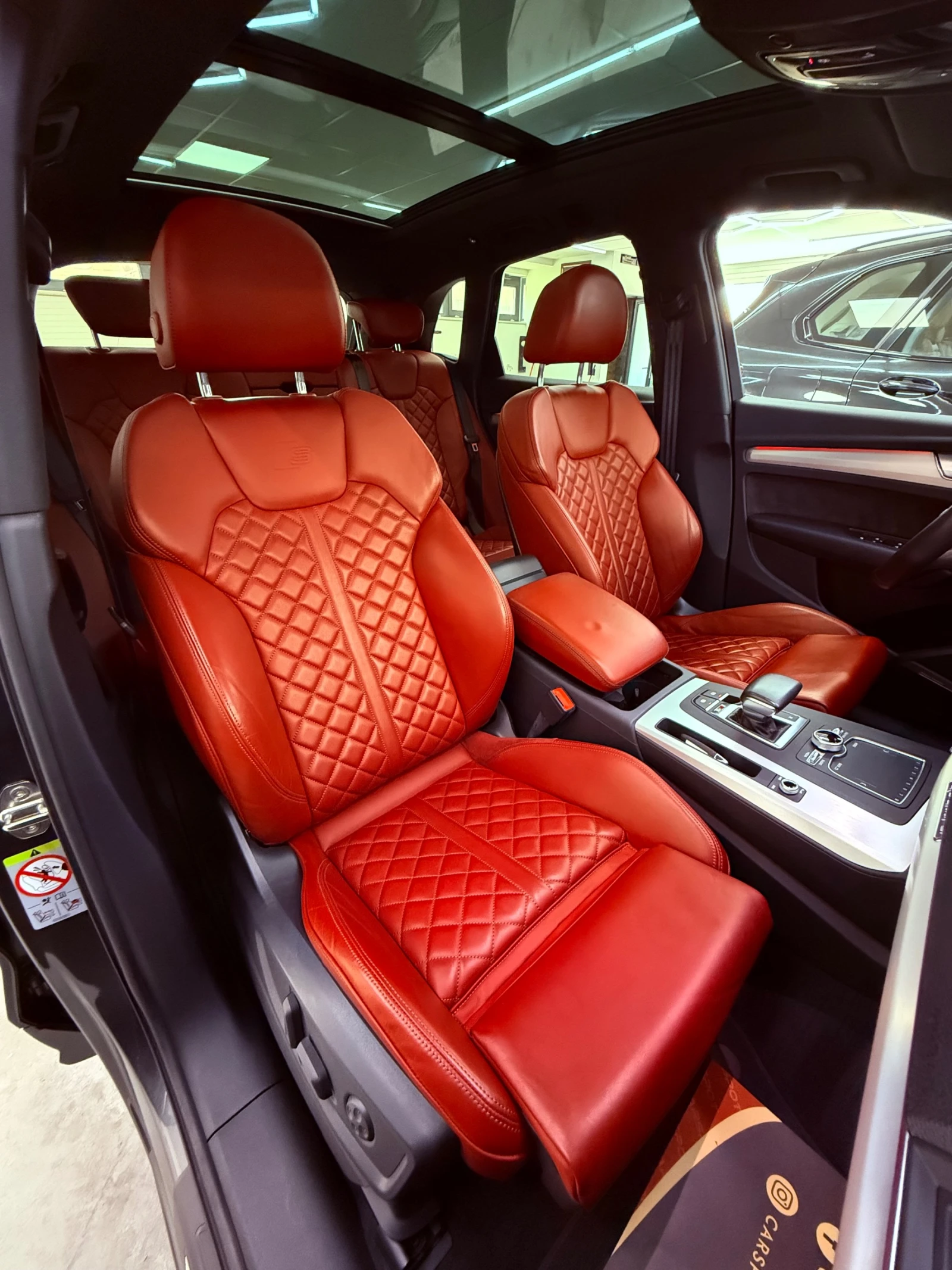 Audi SQ5 BiTDI RED LEATHER FULL TOP, снимка 9 - Автомобили и джипове - 55012227