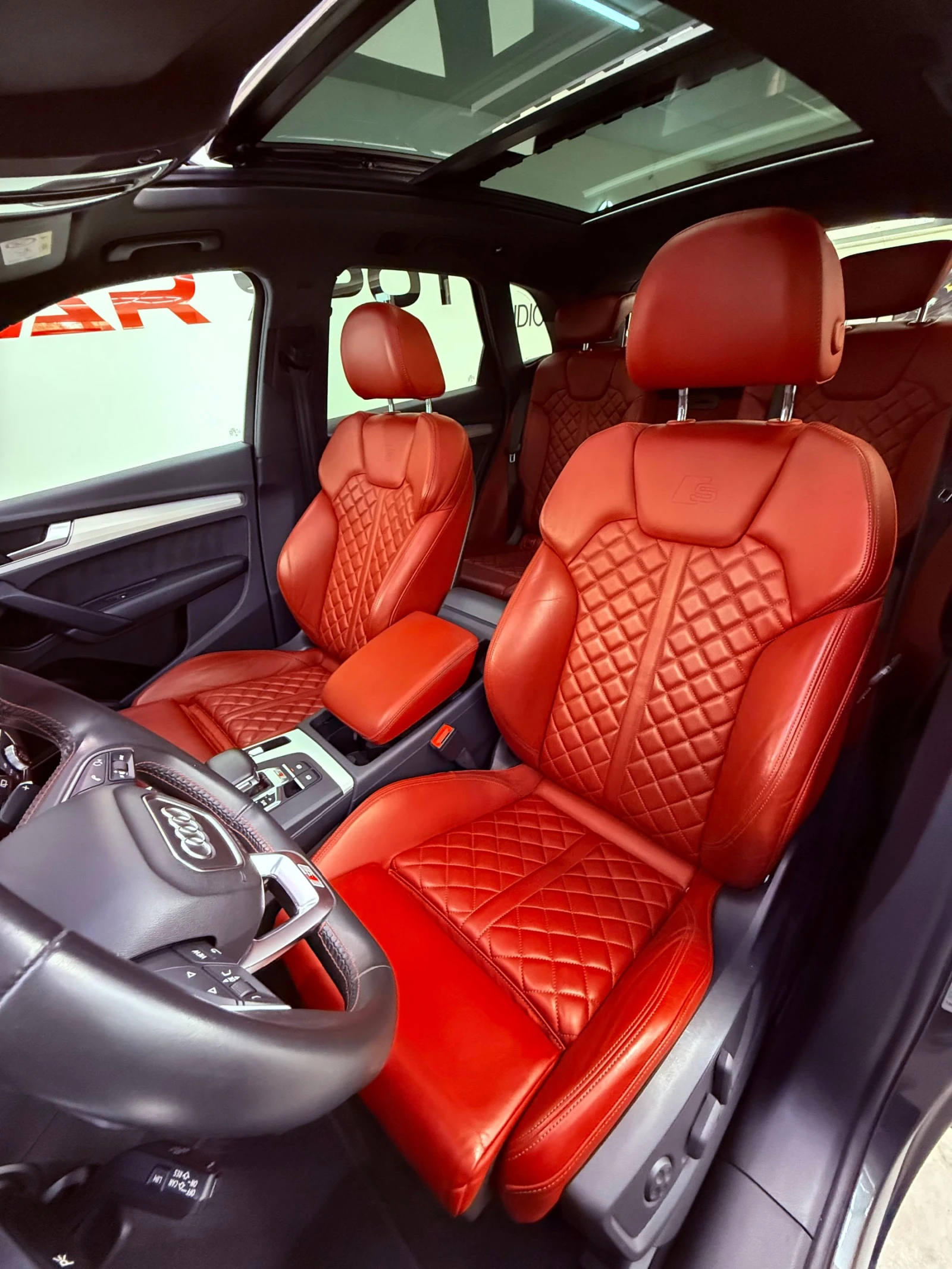 Audi SQ5 BiTDI RED LEATHER FULL TOP, снимка 6 - Автомобили и джипове - 55012227