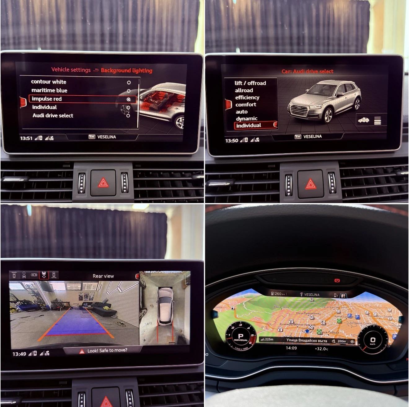 Audi SQ5 BiTDI RED LEATHER FULL TOP, снимка 14 - Автомобили и джипове - 55012227