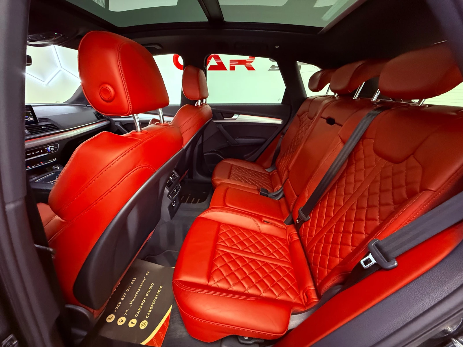 Audi SQ5 BiTDI RED LEATHER FULL TOP, снимка 10 - Автомобили и джипове - 55012227