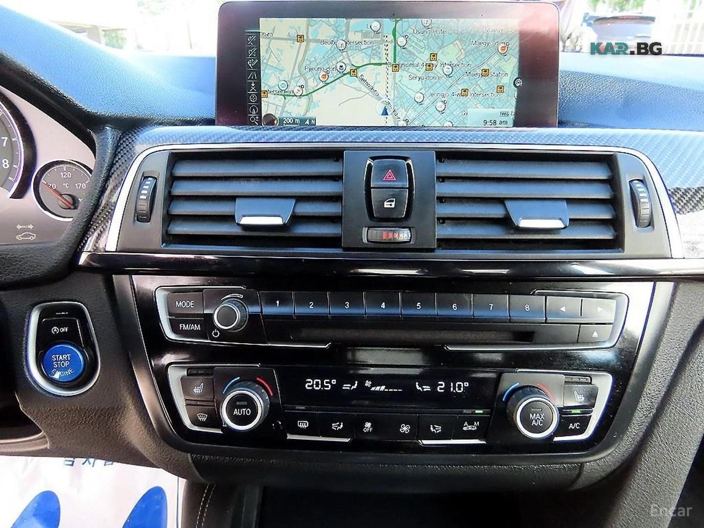 BMW M4 HUD* 360* КОЖА* НАВИ* КАРБОН, снимка 13 - Автомобили и джипове - 56168638