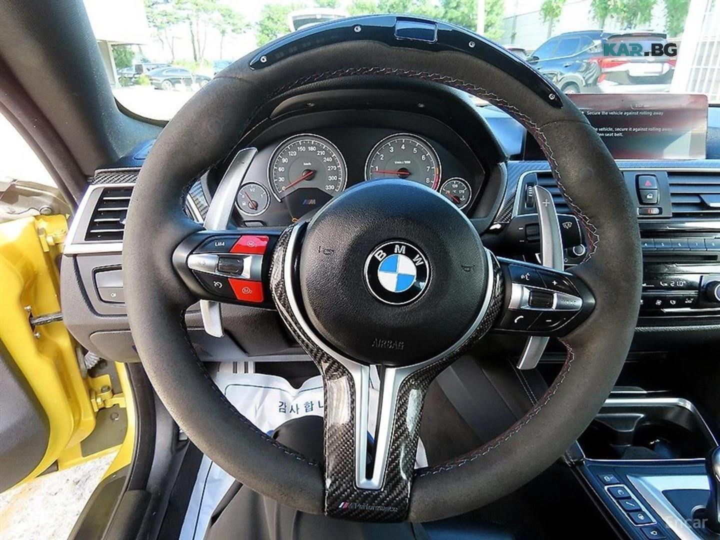 BMW M4 HUD* 360* КОЖА* НАВИ* КАРБОН, снимка 7 - Автомобили и джипове - 56168638