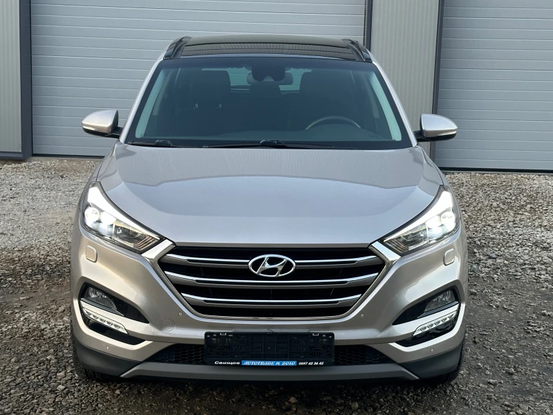 Hyundai Tucson 2.0DIZEL* Avtomat* FULL* PANORAMA* 4X4, снимка 2 - Автомобили и джипове - 47682371