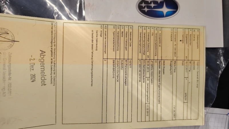 Subaru Outback Boxer Diesel, снимка 8 - Автомобили и джипове - 52335337