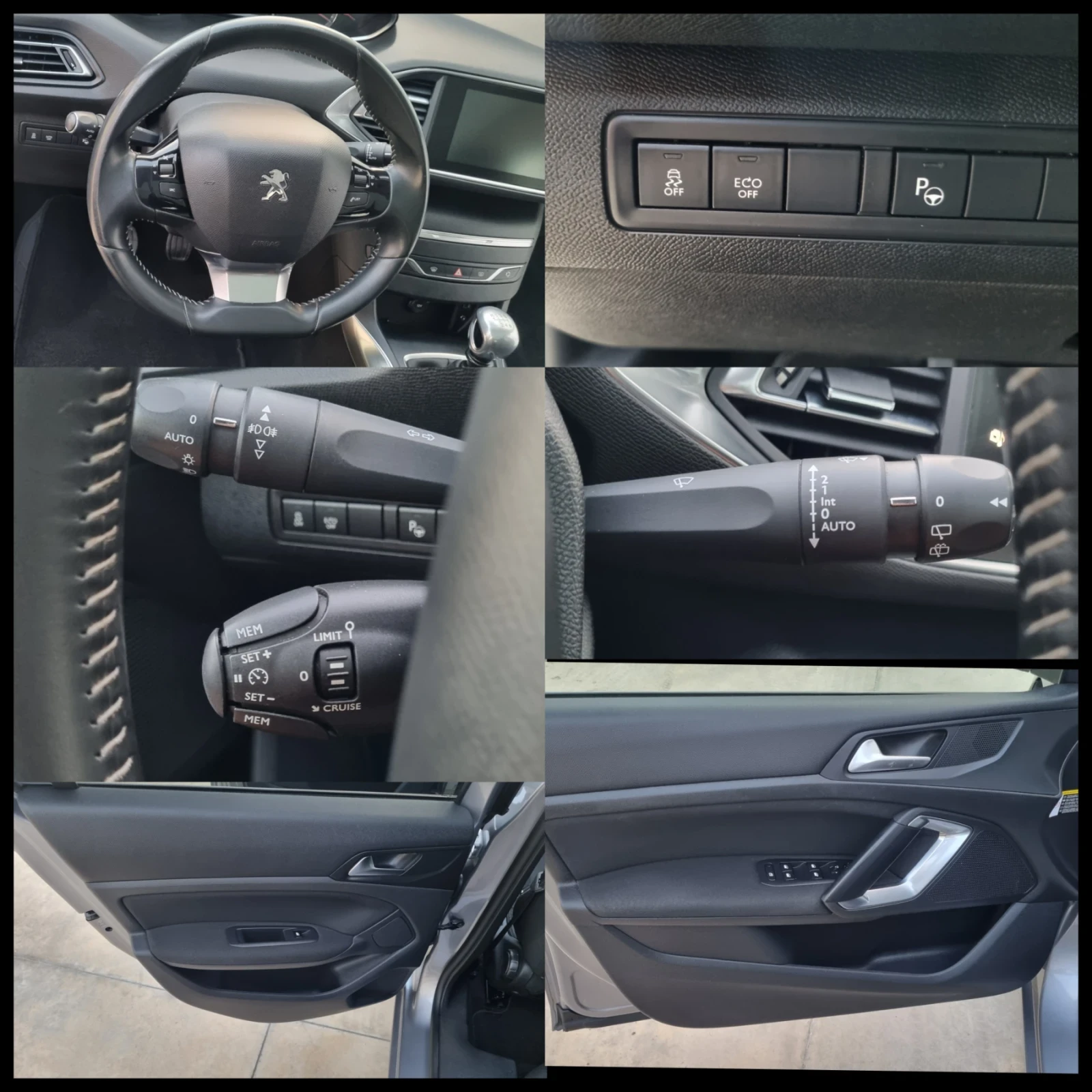 Peugeot 308 2.0HDI/PANORAMA/NAVI/150HP, снимка 13 - Автомобили и джипове - 56169228