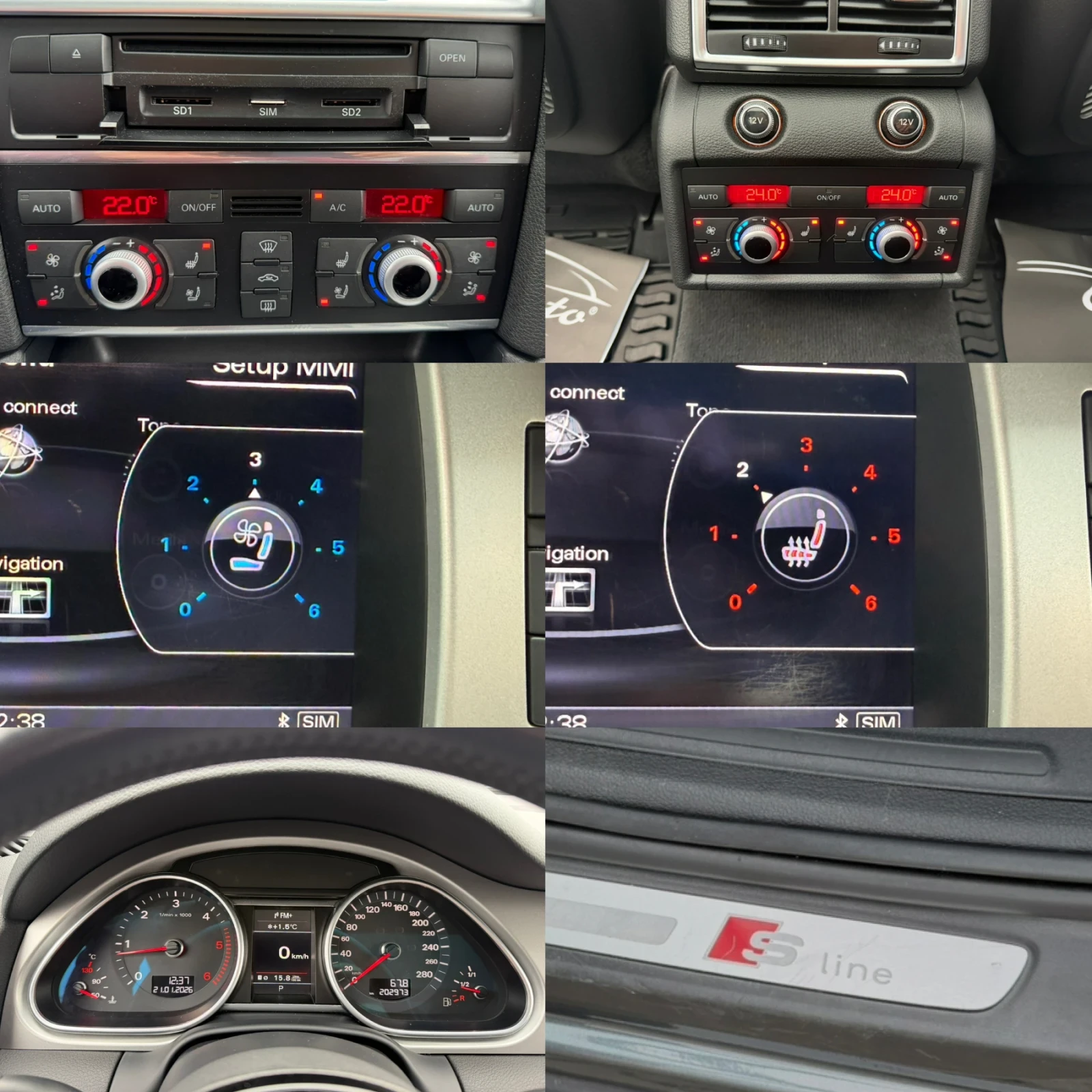 Audi Q7 S-LINE#7�����#���������#PANORAM#360* CAMERA#KEYLES | Mobile.bg � ����������� 15