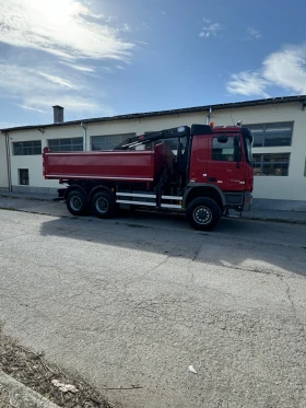 Mercedes-Benz Actros Actros 3346   Самосвал с кран 6х6, снимка 6