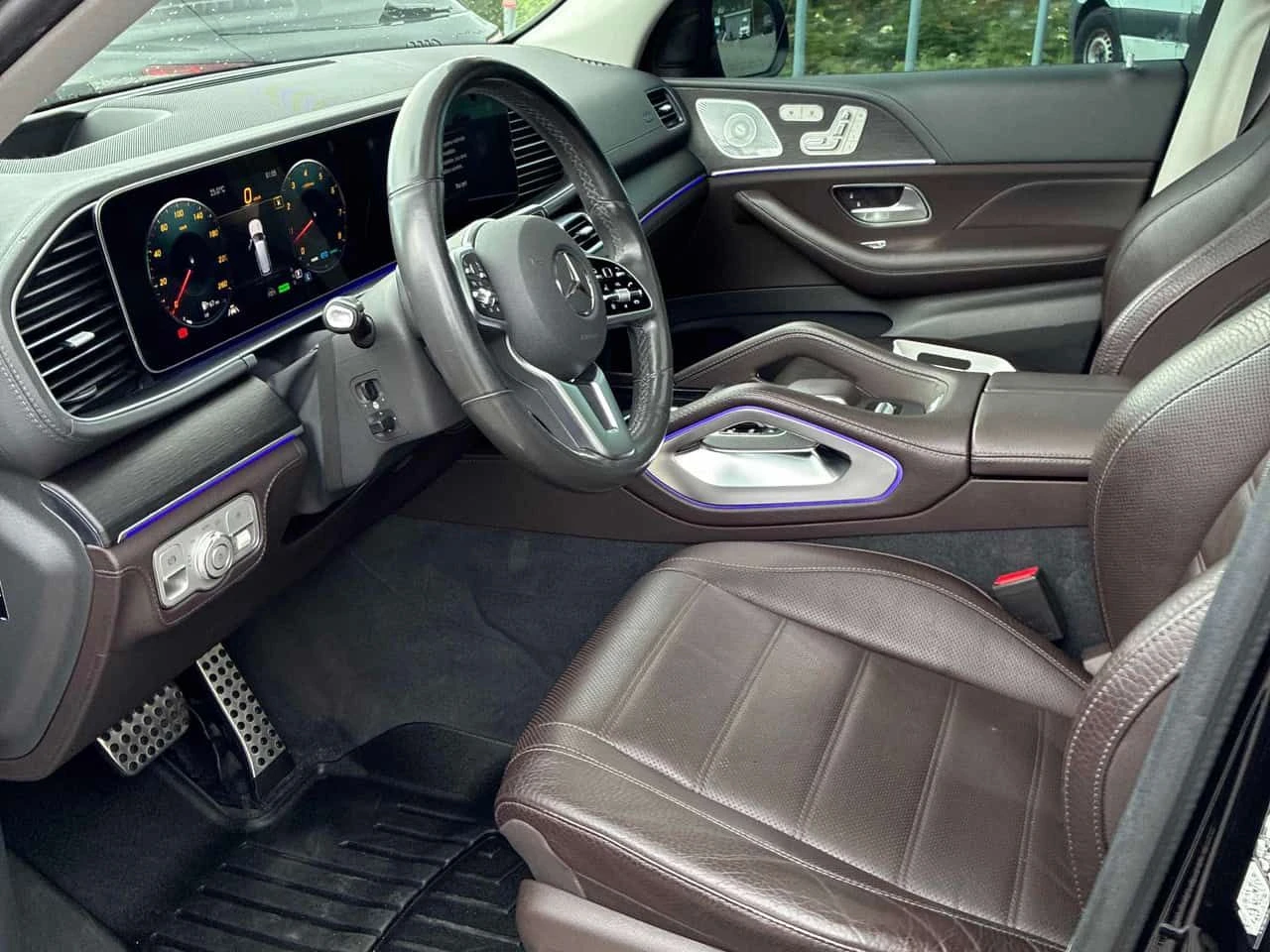 Mercedes-Benz GLS580 BURMESTER * ОБДУХВАНЕ * ДИСТРОНИК * HEAD - UP, снимка 5 - Автомобили и джипове - 55647094