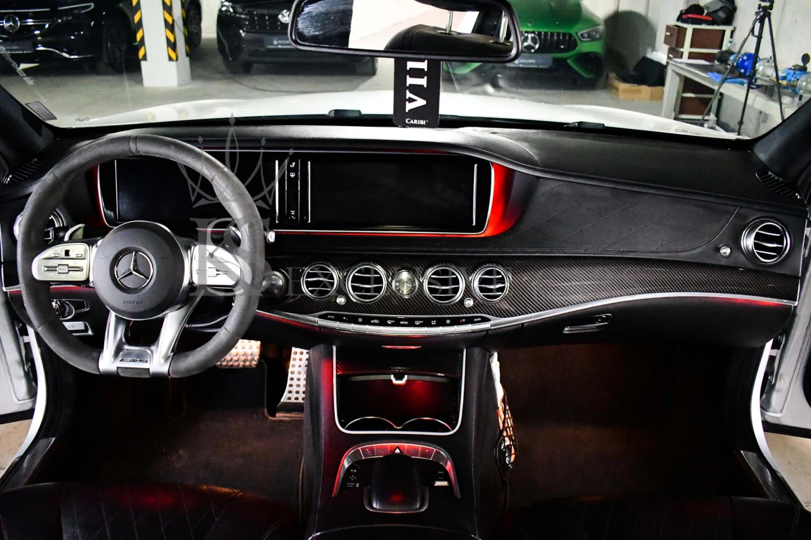 Mercedes-Benz S 350 L* AMG* PANO* CARBON* ОБДУХВАНЕ* , снимка 14 - Автомобили и джипове - 53944848