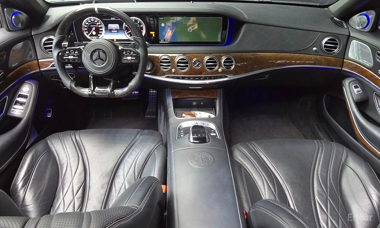 Mercedes-Benz S 65 AMG V12* BI-TURBO* BURMESTER* ДИСТРОНИК* ОБДУХВАНЕ* МА, снимка 9 - Автомобили и джипове - 54732829