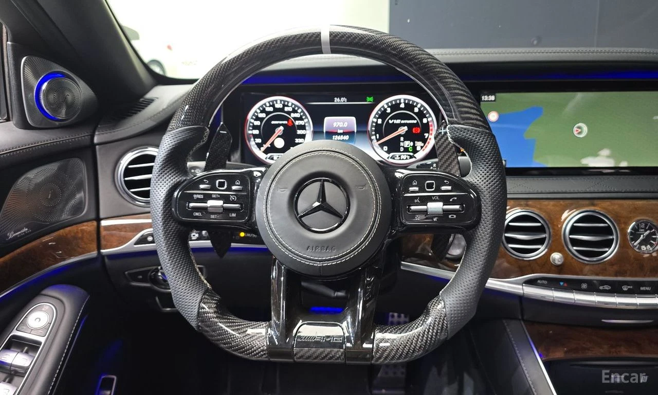 Mercedes-Benz S 65 AMG V12* BI-TURBO* BURMESTER* ДИСТРОНИК* ОБДУХВАНЕ* МА, снимка 10 - Автомобили и джипове - 54732829