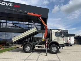 Mercedes-Benz Atego 1324 4х4 Самосвал с кран + дистанционно Клима , снимка 2
