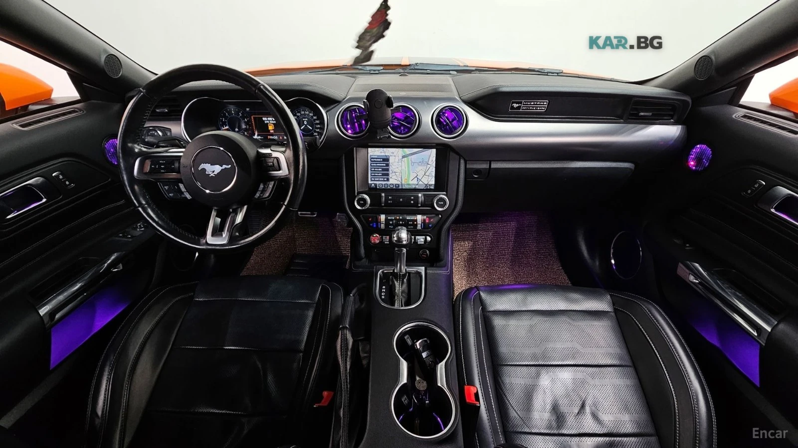 Ford Mustang COUPE* ECO BOOST* КОЖА* ПОДГРЕВ* ОБДУХВ* НАВИ* КАМ, снимка 7 - Автомобили и джипове - 54811403
