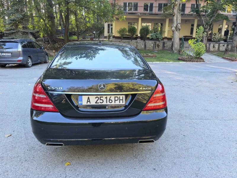 Mercedes-Benz S 550 Long 4matic V8 (388hp) ГАЗ/БЕНЗИН 128, 000KM , снимка 5 - Автомобили и джипове - 52561561