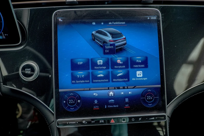 Mercedes-Benz EQE 300/SUV/100kWh/Night Packet/Подгрев/Камера/PRE-SAF, снимка 13 - Автомобили и джипове - 52090727