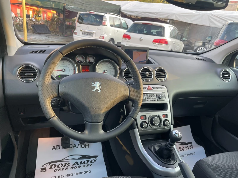 Peugeot 308 1.6HDI-PANORAMA-NAVI-PARKTR-TEMPOMAT, снимка 10 - Автомобили и джипове - 47615101