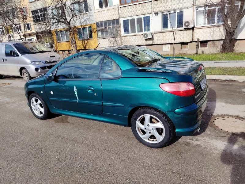 Peugeot 206 Кабрио 1.4 бензин 2004 г Еко 3, снимка 2 - Автомобили и джипове - 53436995
