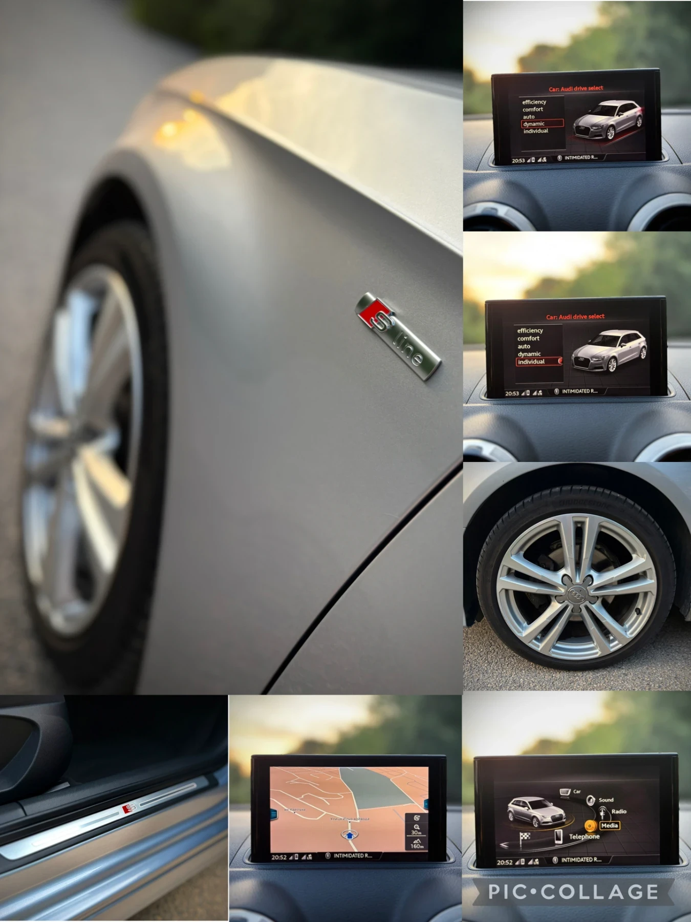 Audi A3 * S-LINE * MATRIX * VIRTUAL * СЕРВИЗНА ИСТОРИЯ * , снимка 16 - Автомобили и джипове - 55002640