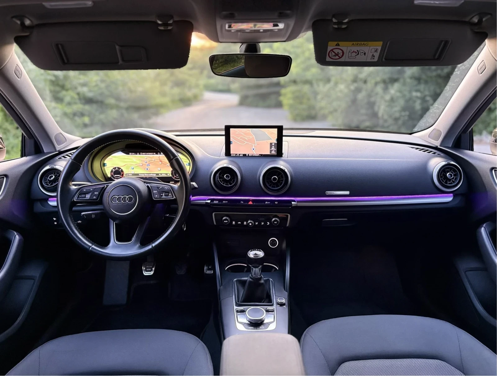 Audi A3 * S-LINE * MATRIX * VIRTUAL * СЕРВИЗНА ИСТОРИЯ * , снимка 10 - Автомобили и джипове - 55002640