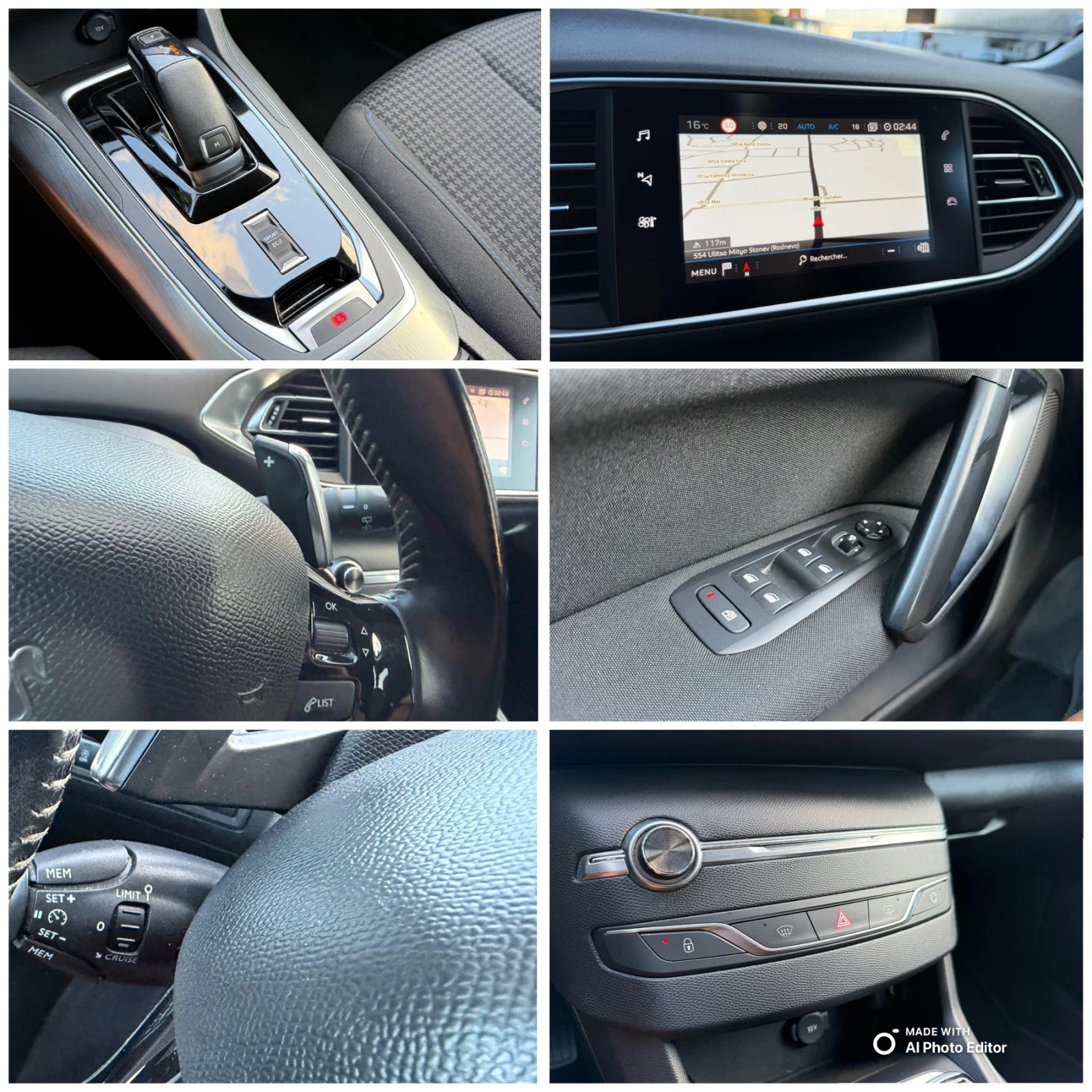 Peugeot 308 1.5HDI 8EAT, снимка 16 - Автомобили и джипове - 56330822