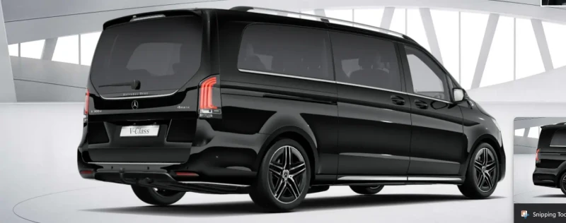 Mercedes-Benz V 300 d 4Matic Extralong = MGT Conf = AMG Line Гаранция, снимка 6 - Автомобили и джипове - 53261779
