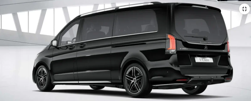 Mercedes-Benz V 300 d 4Matic Extralong = MGT Conf = AMG Line Гаранция, снимка 2 - Автомобили и джипове - 53261779