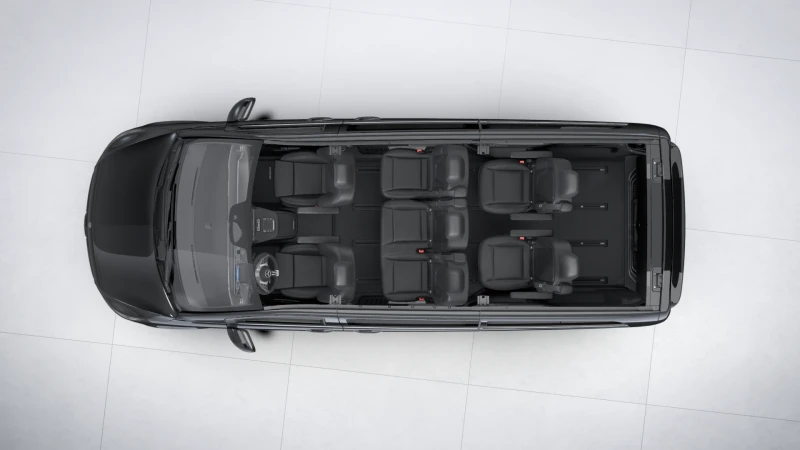 Mercedes-Benz V 300 d 4Matic Extralong = MGT Conf = AMG Line Гаранция, снимка 9 - Автомобили и джипове - 53261779