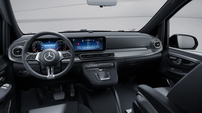 Mercedes-Benz V 300 d 4Matic Extralong = MGT Conf = AMG Line Гаранция, снимка 10 - Автомобили и джипове - 53261779