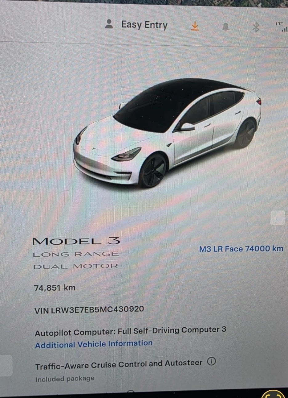 Tesla Model 3 Long Range Facelift Гаранция, снимка 15 - Автомобили и джипове - 54578766