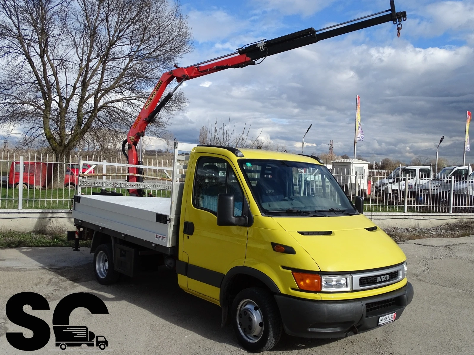 Iveco 35c11 БОРДОВИ С КРАН * PALFINGER 1800 * 