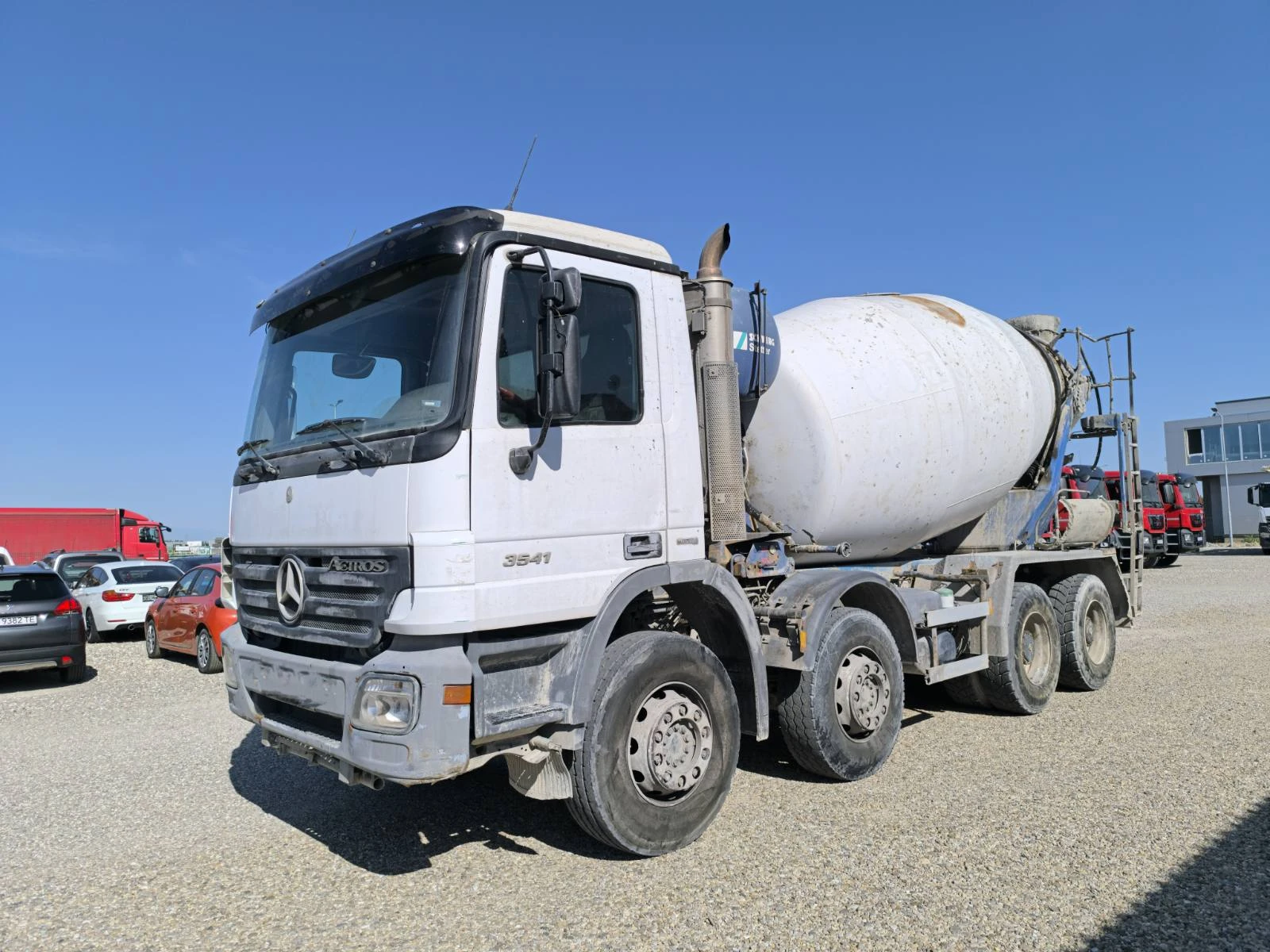 Бетон миксер Mercedes ACTROS 3541 STETTER 9M3, снимка 3 - Индустриална техника - 55298988