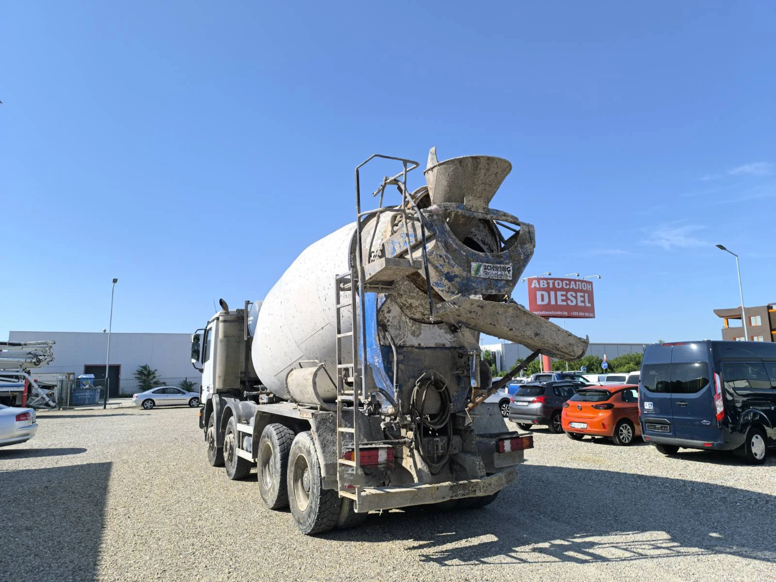 Бетон миксер Mercedes ACTROS 3541 STETTER 9M3, снимка 5 - Индустриална техника - 55298988