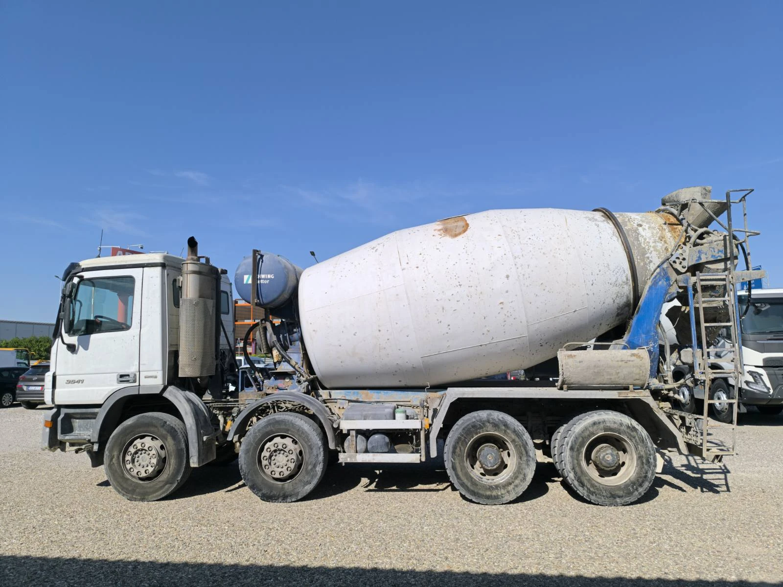 Бетон миксер Mercedes ACTROS 3541 STETTER 9M3, снимка 4 - Индустриална техника - 55298988