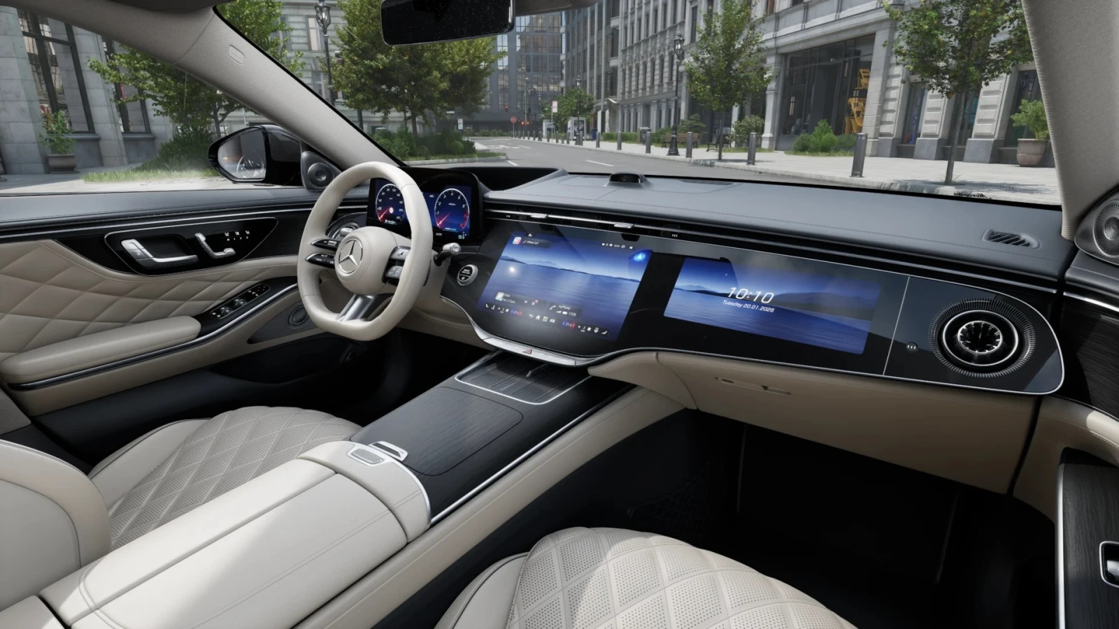 Mercedes-Benz S 450 AMG / PREMIUM / LONG / HUD / PANO / 360 /, снимка 11 - Автомобили и джипове - 56112464
