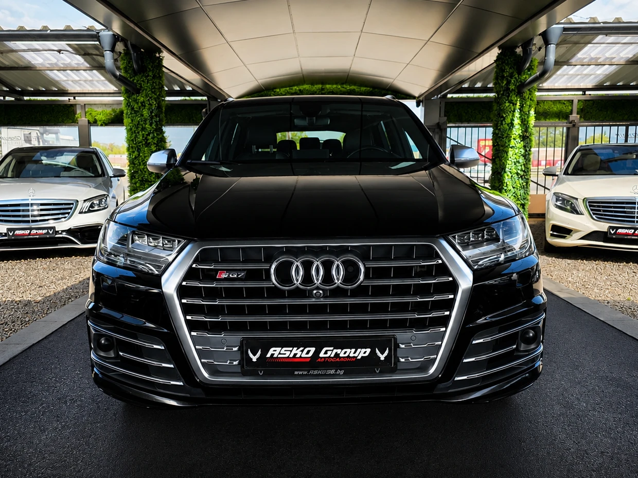 Audi SQ7 7МЕСТА/NIGHT/DISTRON/BOSE/PANO/360KAMERA/KEYLES/LI, снимка 2 - Автомобили и джипове - 55835269