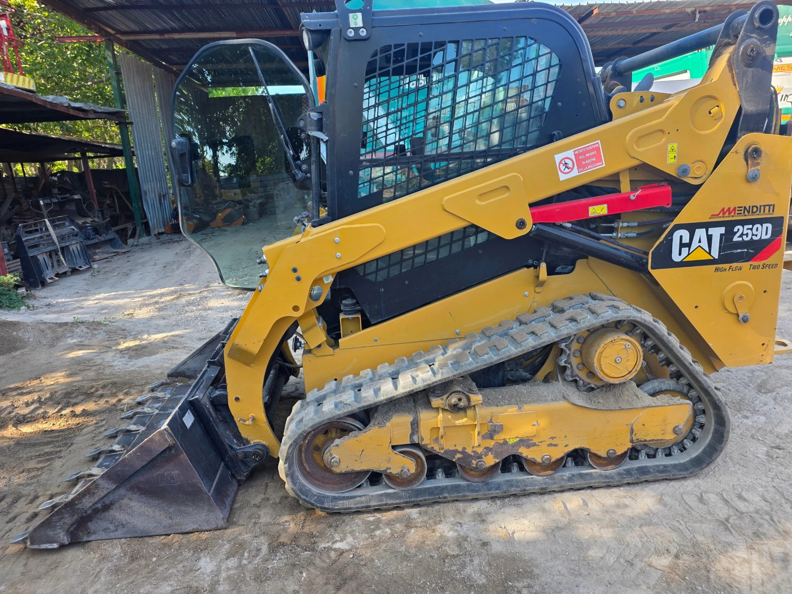 Мини челни товарачи Cat 259D-HF-КЛИМА, снимка 2 - Индустриална техника - 56214359