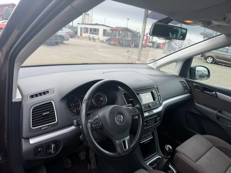 VW Sharan 2.0TDI NAVI/PANORAMA 6+ 1 EURO 5, снимка 13 - Автомобили и джипове - 53381405