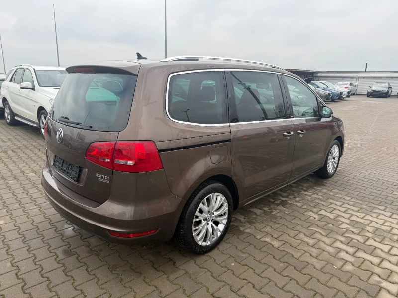 VW Sharan 2.0TDI NAVI/PANORAMA 6+ 1 EURO 5, снимка 6 - Автомобили и джипове - 53381405