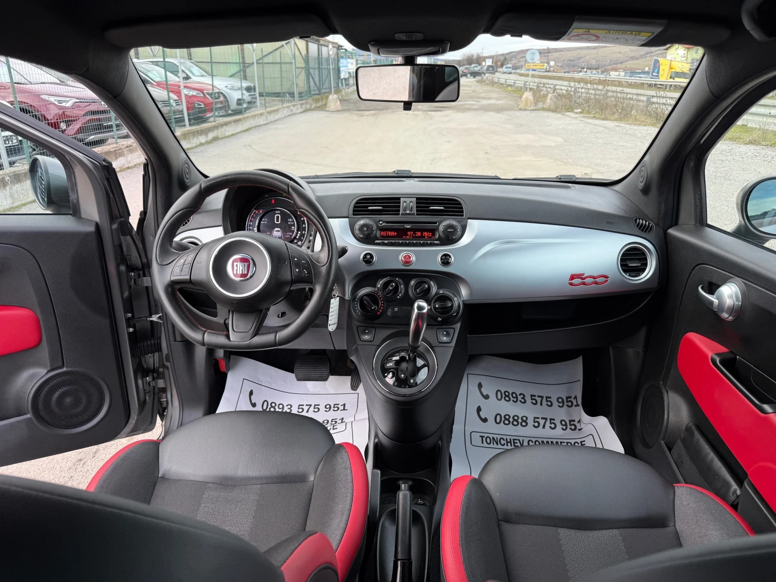 Fiat 500 1.2i-98.000km-NEW-AUTOMAT-KOJA-TOP-FULL-UNIKAT | Mobile.bg � ����������� 13