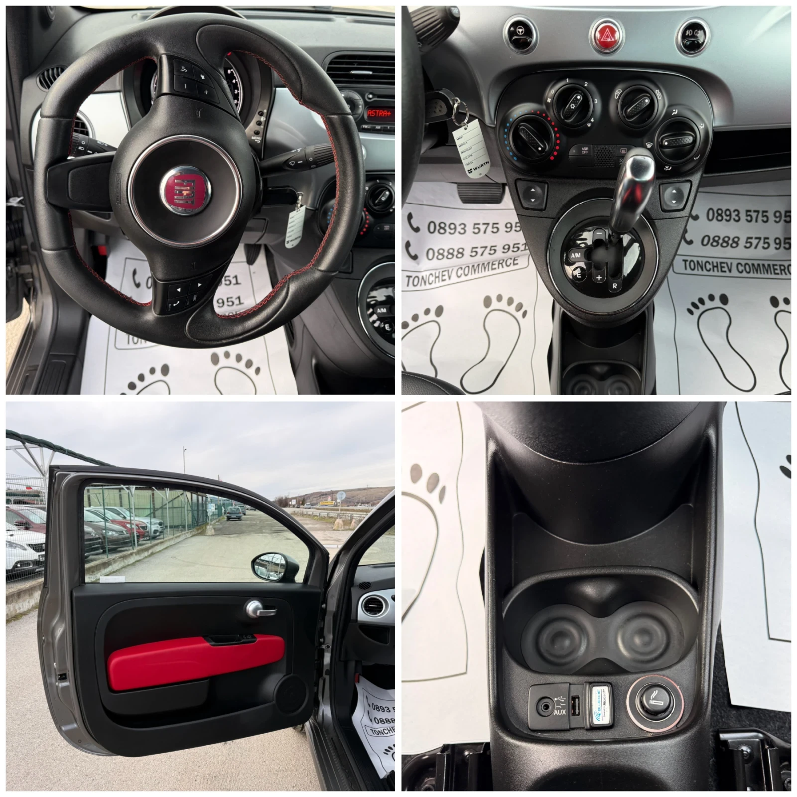 Fiat 500 1.2i-98.000km-NEW-AUTOMAT-KOJA-TOP-FULL-UNIKAT | Mobile.bg � ����������� 15