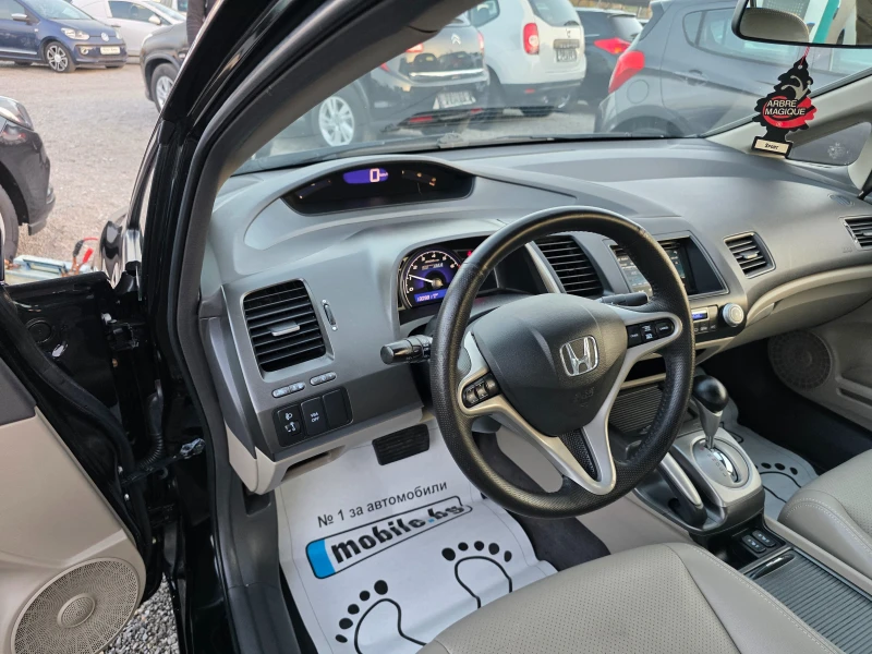 Honda Civic 1.3i-HYBRID АВТОМАТИК EURO5B, снимка 14 - Автомобили и джипове - 52436225