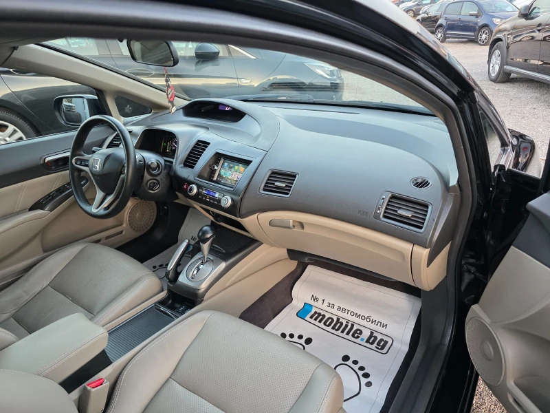 Honda Civic 1.3i-HYBRID АВТОМАТИК EURO5B, снимка 8 - Автомобили и джипове - 52436225