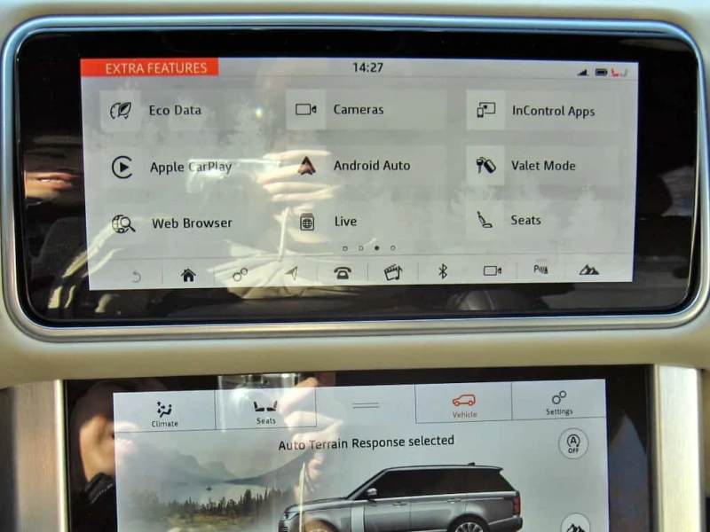 Land Rover Range rover * TD6 DIESEL+ CARFAX CLEAN+ FULL DEALER SERVICE * , снимка 15 - Автомобили и джипове - 53528613