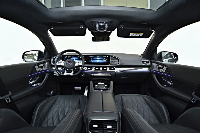 Mercedes-Benz GLE 53 4MATIC COUPE 4M 3xTV AMG Optik 360 BURMESTER PANO CARBON, снимка 7 - Автомобили и джипове - 53386311