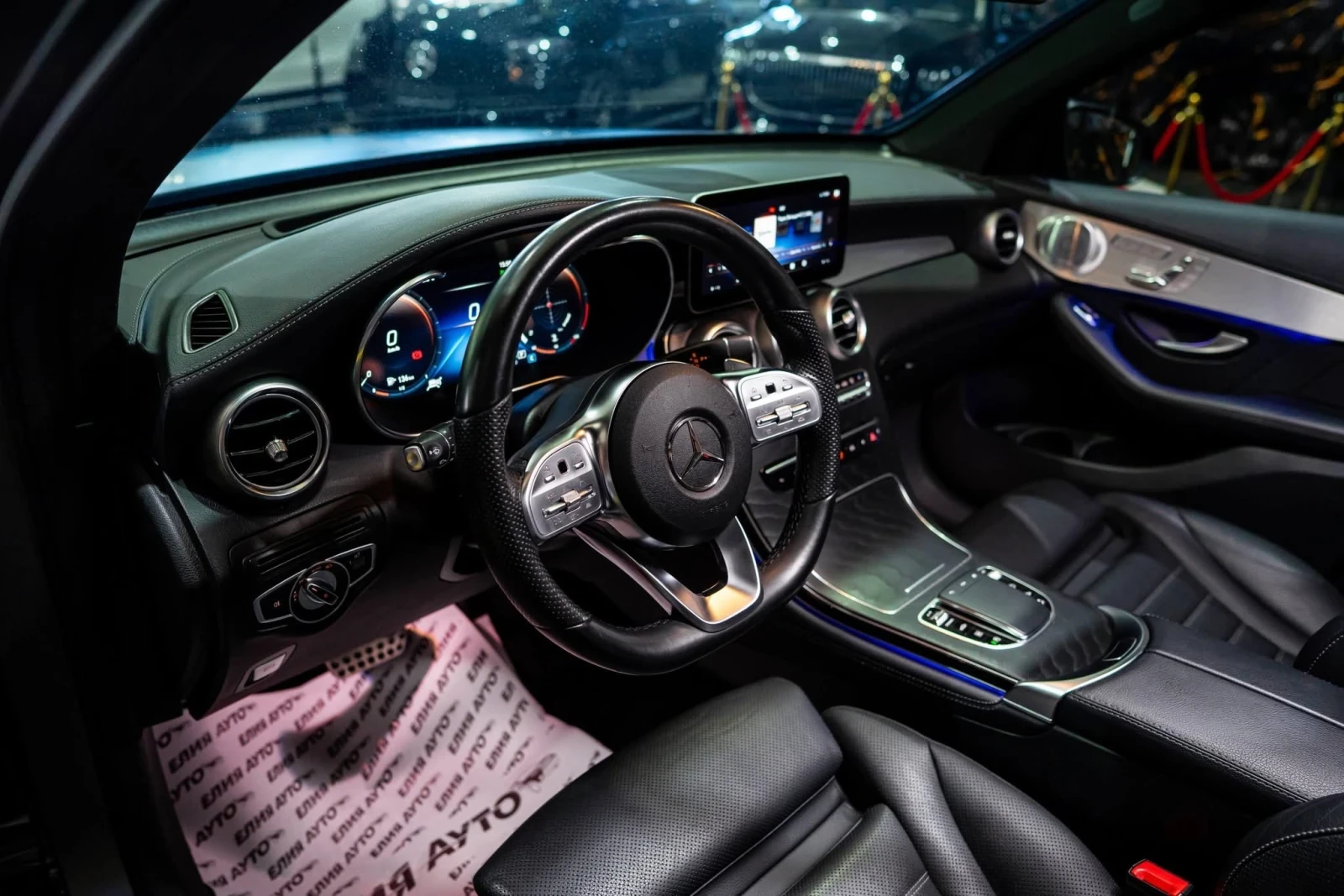 Mercedes-Benz GLC 400 D 4MATIC AMG LINE ПАНО BURM HUD 360 ЛИЗИНГ 100%, снимка 12 - Автомобили и джипове - 54477021