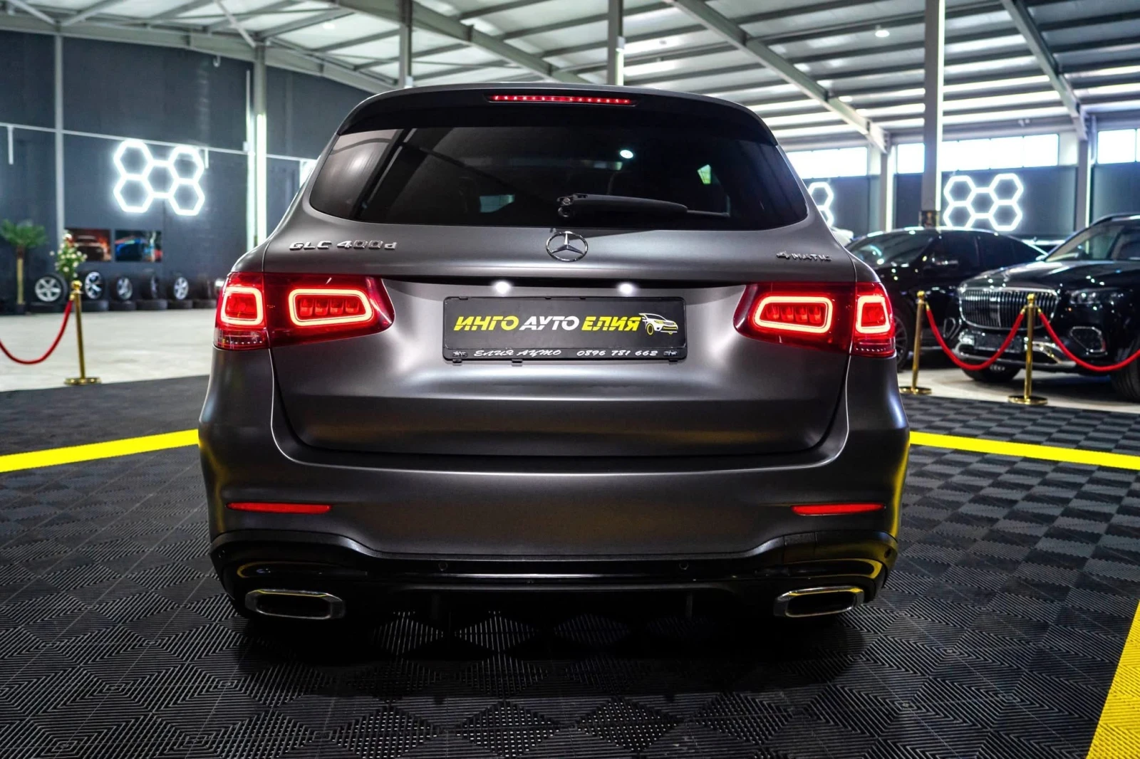 Mercedes-Benz GLC 400 D 4MATIC AMG LINE ПАНО BURM HUD 360 ЛИЗИНГ 100%, снимка 8 - Автомобили и джипове - 54477021