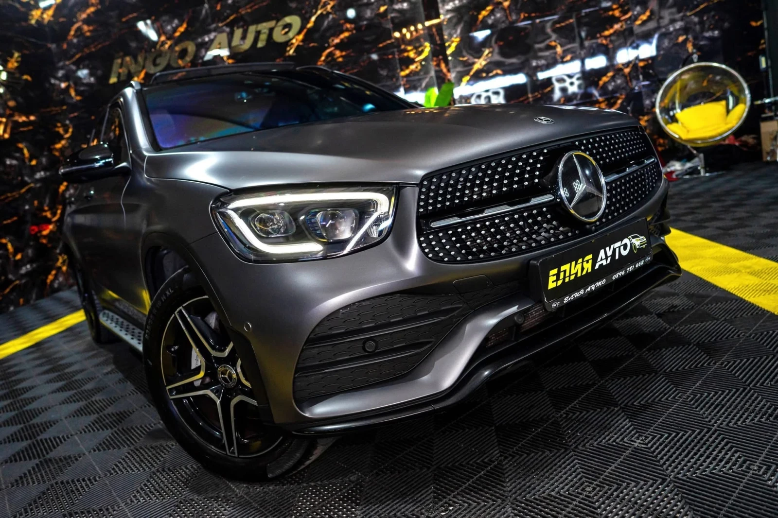 Mercedes-Benz GLC 400 D 4MATIC AMG LINE ПАНО BURM HUD 360 ЛИЗИНГ 100%, снимка 2 - Автомобили и джипове - 54477021
