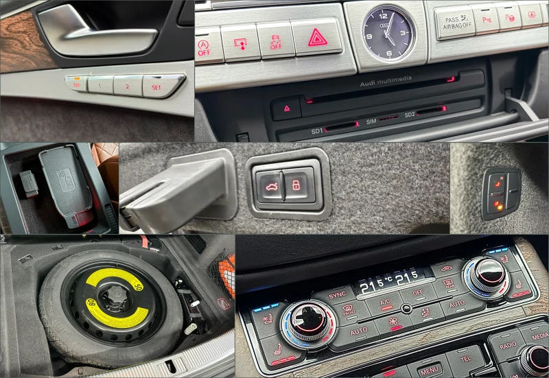 Audi A8 Design Selection* Matrix* BOSE* 360* Масаж* Печка*, снимка 14 - Автомобили и джипове - 50360275