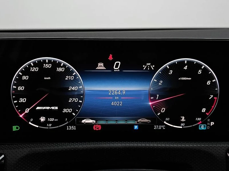 Mercedes-Benz A 45 AMG A45 S 4MATIC+ Hatchback| 421к.с.| ВКЛ.ТЕХНОТЕС, снимка 8 - Автомобили и джипове - 55394141